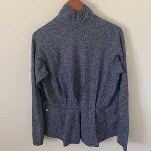 Size 10 or 12 heathered grey high neck